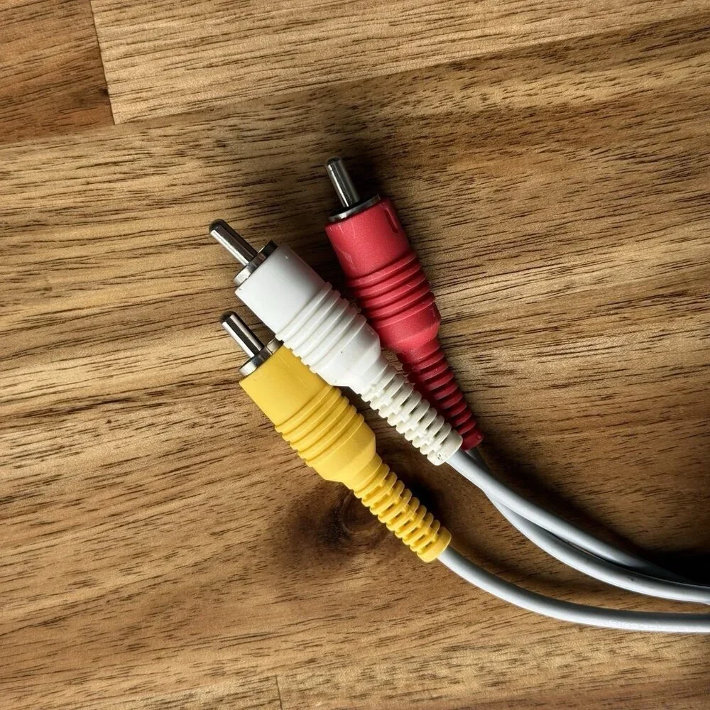 OEM Nintendo Wii AV RCA Audio Video Composite Cable‎ TV Connecting Cord RVL-009
